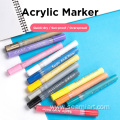 2mm water-based permanent color acyrlic paint marker pen